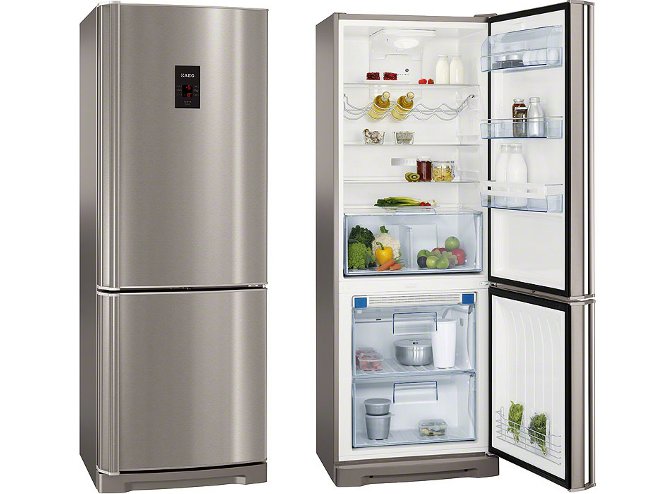 В гастрономических холодильных шкафах это выглядит немного иначе - в холодильнике температура колеблется от 0 до 15 градусов C, в свою очередь в морозильной камере от -14 до -28 градусов С