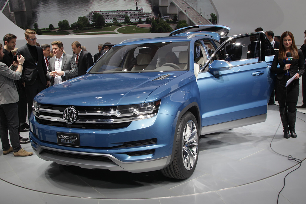 «Зіркою» стенду Volkswagen на нинішньому автошоу в Детройті став новий кросовер, розрахований на 7 пасажирів