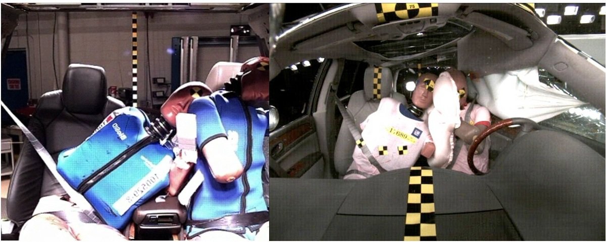 У 2009 році з подачі Toyota з'явилися також центральні подушки - вони розташовані в спинці сидіння або в підлокітнику і запобігають травми, які при бічному ударі можуть завдати один одному водій і пасажир