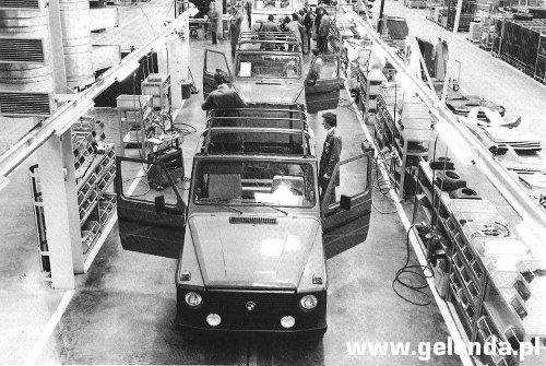 Монтажна лінія Geländewagen в січні 1979 року
