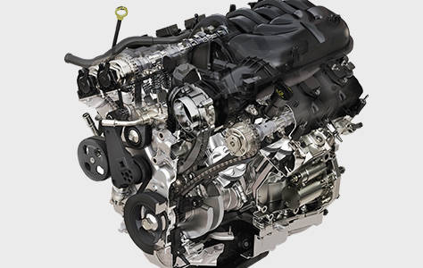 Автомобіль оснащений бензиновим двигуном V6 Pentastar® з потужністю в 285 к