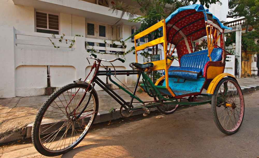 Велотаксі - найпопулярніший громадський транспорт, який набув найбільшого поширення в Азії