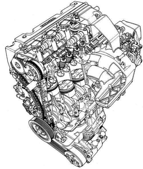 Двигун Хонда СРВ 2