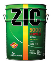Моторне масло ZIC 5000 POWER 15W-40
