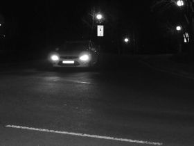 Видимість вночі, фото: ВУТ Брно   А що з цього приводу вважають самі водії