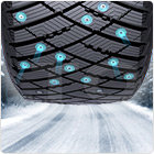 Шиповані шини Goodyear Ultra Grip Ice Arctic оптимізовані для пересування в умовах арктичного снігу і льоду